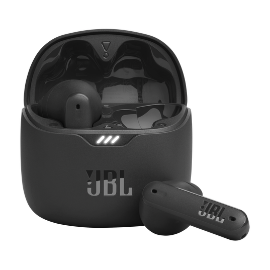 JBL Tune Flex - Black - True wireless Noise Cancelling earbuds - Hero